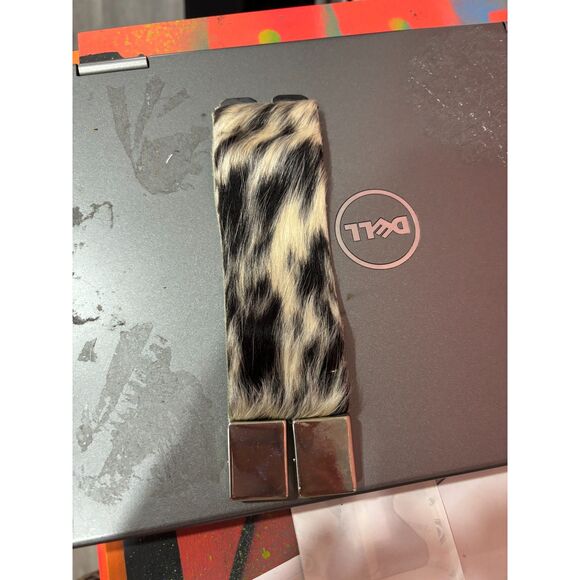 Pauric Sweeney Cowhide Buckled Luxury Bracelet RARE Black & White - Picture 3 of 5